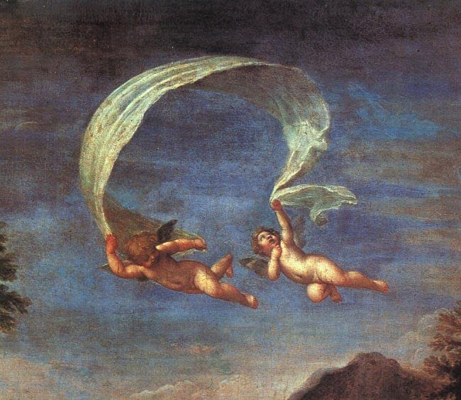 Francesco Albani Adonis Led by Cupids to Venus, detail oil painting image